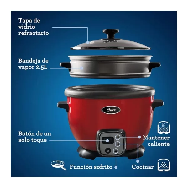 OLLA ARROCERA OSTER CKSTRC7030R - Imagen 4