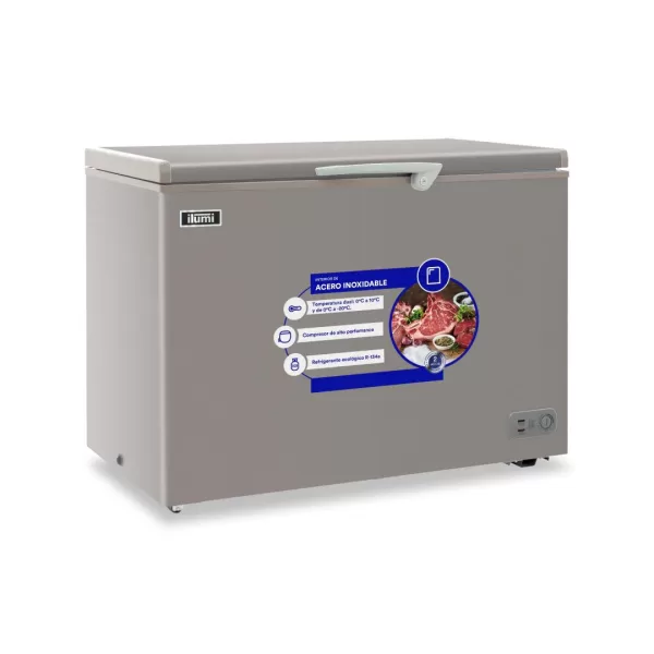 CONGELADORA TINA ACERO ILUMI TFI-3400DG