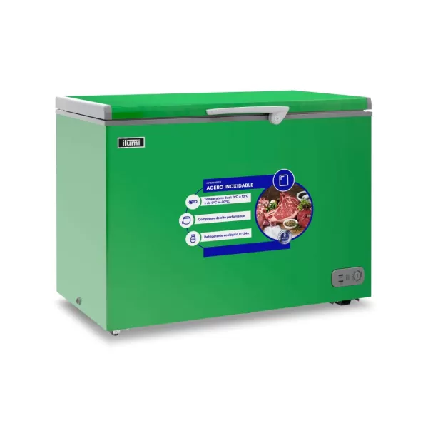 CONGELADORA TINA ACERO ILUMI TFI-3400GR