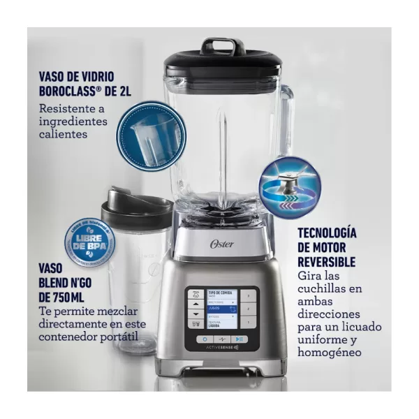 LICUADORA OSTER ActiveSense™ BLSTTDGNBG - Imagen 3