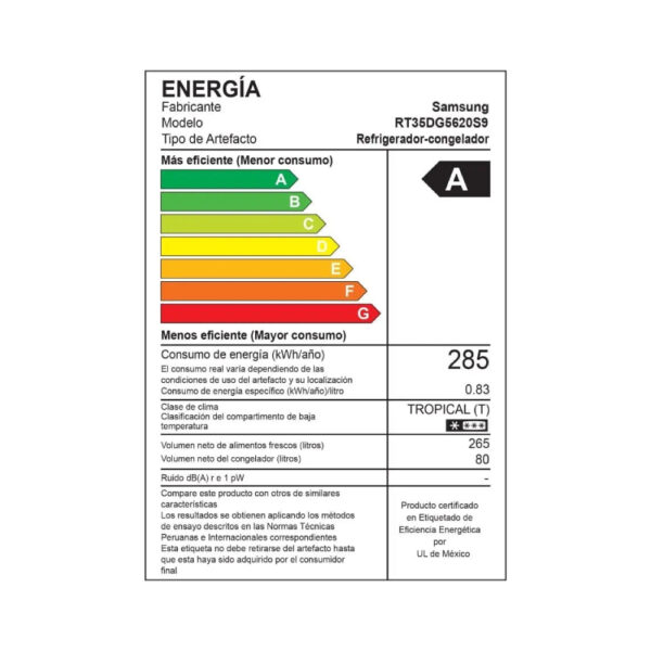 REFRIGERADORA SAMSUNG RT35DG5620S9PE - Imagen 6