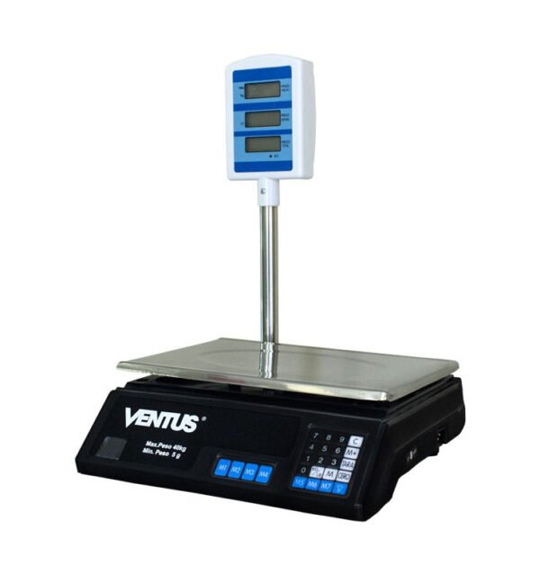 BALANZA DIGITAL C/TORRE 40 KG VENTUS B-40T - Imagen 2