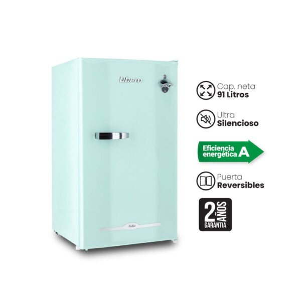 FRIGOBAR RETRO MENTA 90LT LIBERO LFB-90M