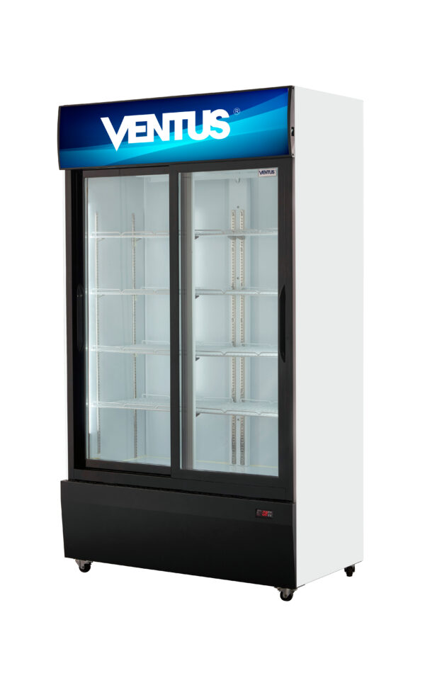VISICOOLER 2 PTA DE VIDRIO 800 LT VENTUS VC-800L - Imagen 2