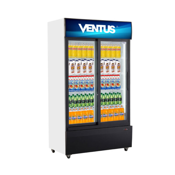 VISICOOLER 2 PTA DE VIDRIO 800 LT VENTUS VC-800L - Imagen 4