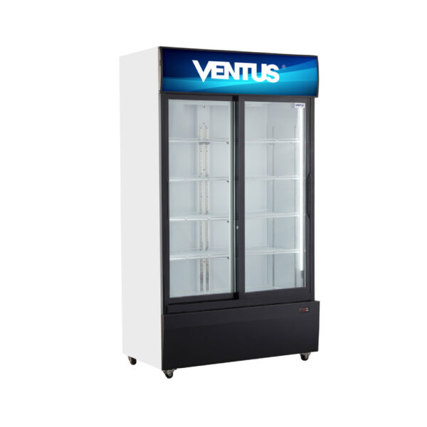 VISICOOLER 2 PTA DE VIDRIO 800 LT VENTUS VC-800L - Imagen 6