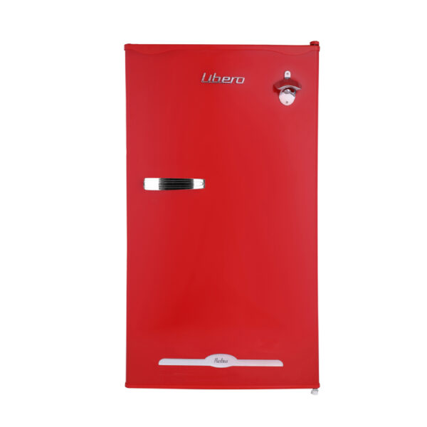FRIGOBAR RETRO ROJO 90LT LIBERO LFB-90R - Imagen 2