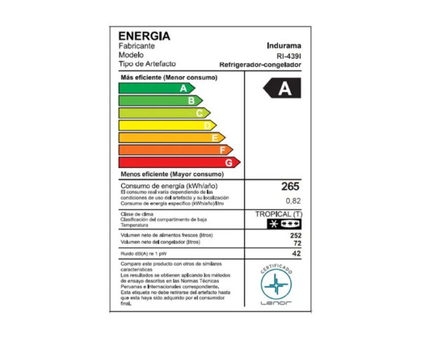 REFRIGERADORA INDURAMA RI-439I - Imagen 8