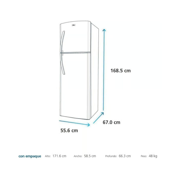 REFRIGERADORA MABE RMA520FVPG1 - Imagen 7