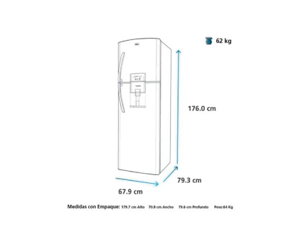 REFRIGERADORA MABE RMP410FZPC - Imagen 8