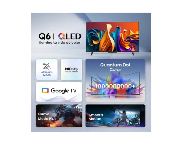 TV QLED UHD DE 55 HISENSE 55Q6N - Imagen 4