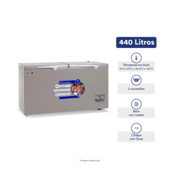 CONGELADORA CONSERVADORA ILUMI TFI-4402 DG - Imagen 2
