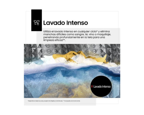 LAVADORA AUTOMATICA SAMSUNG WA13CG5441BVPE - Imagen 5