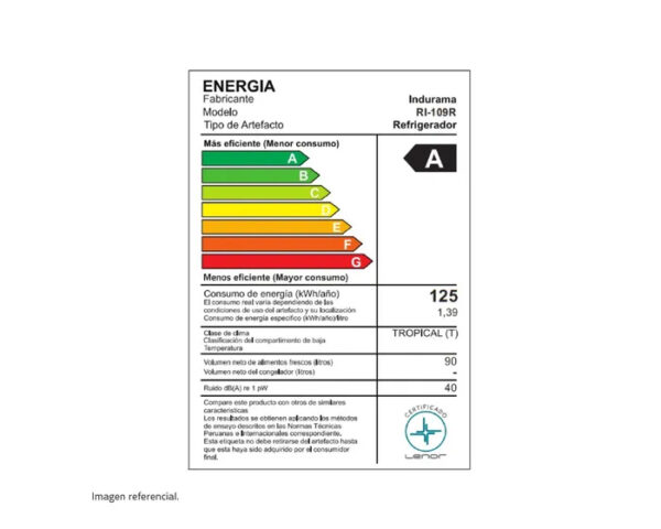 FRIOBAR INDURAMA RI-109R - Imagen 8