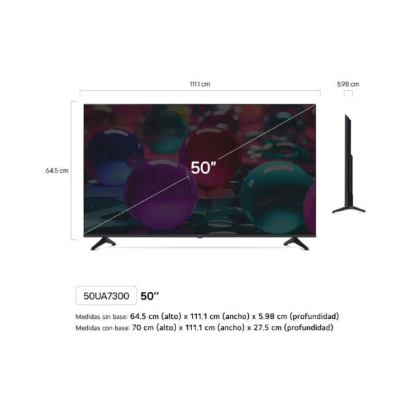 TV LED UHD DE 50 LG 50UA7300PSB - Imagen 2