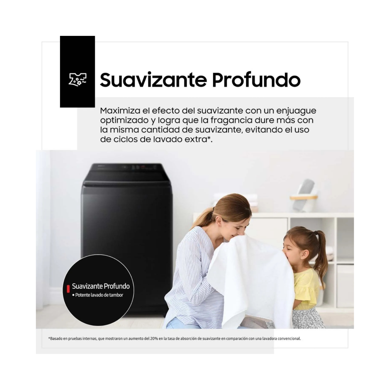 LAVADORA AUTOMATICA SAMSUNG WA15CG5441BDP - Imagen 9