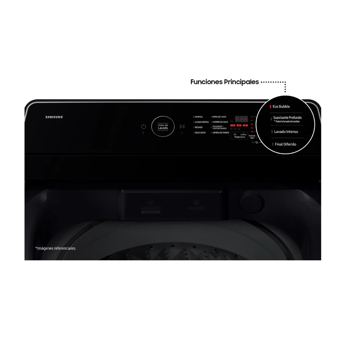 LAVADORA SAMSUNG WA40F17E7CPE - Imagen 4