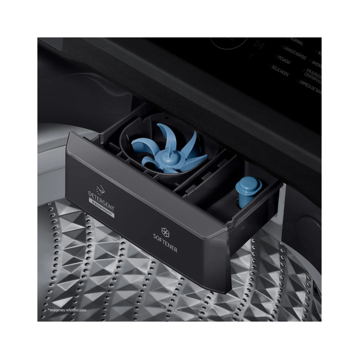 LAVADORA SAMSUNG WA40F17E7CPE - Imagen 5