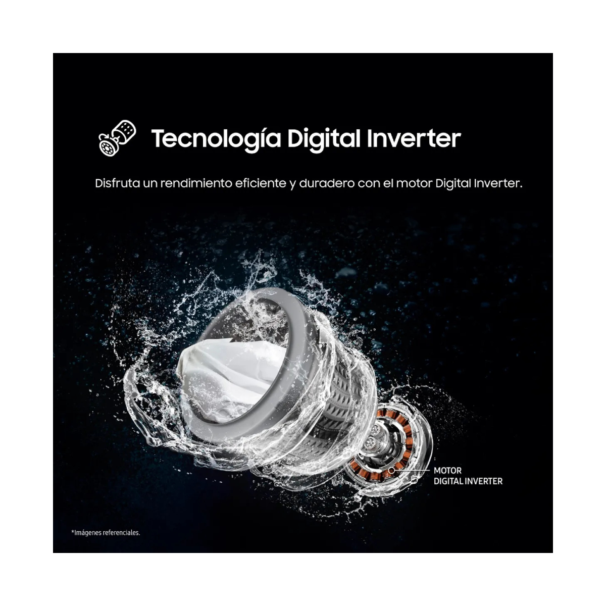 LAVADORA SAMSUNG WA40F17E7CPE - Imagen 10