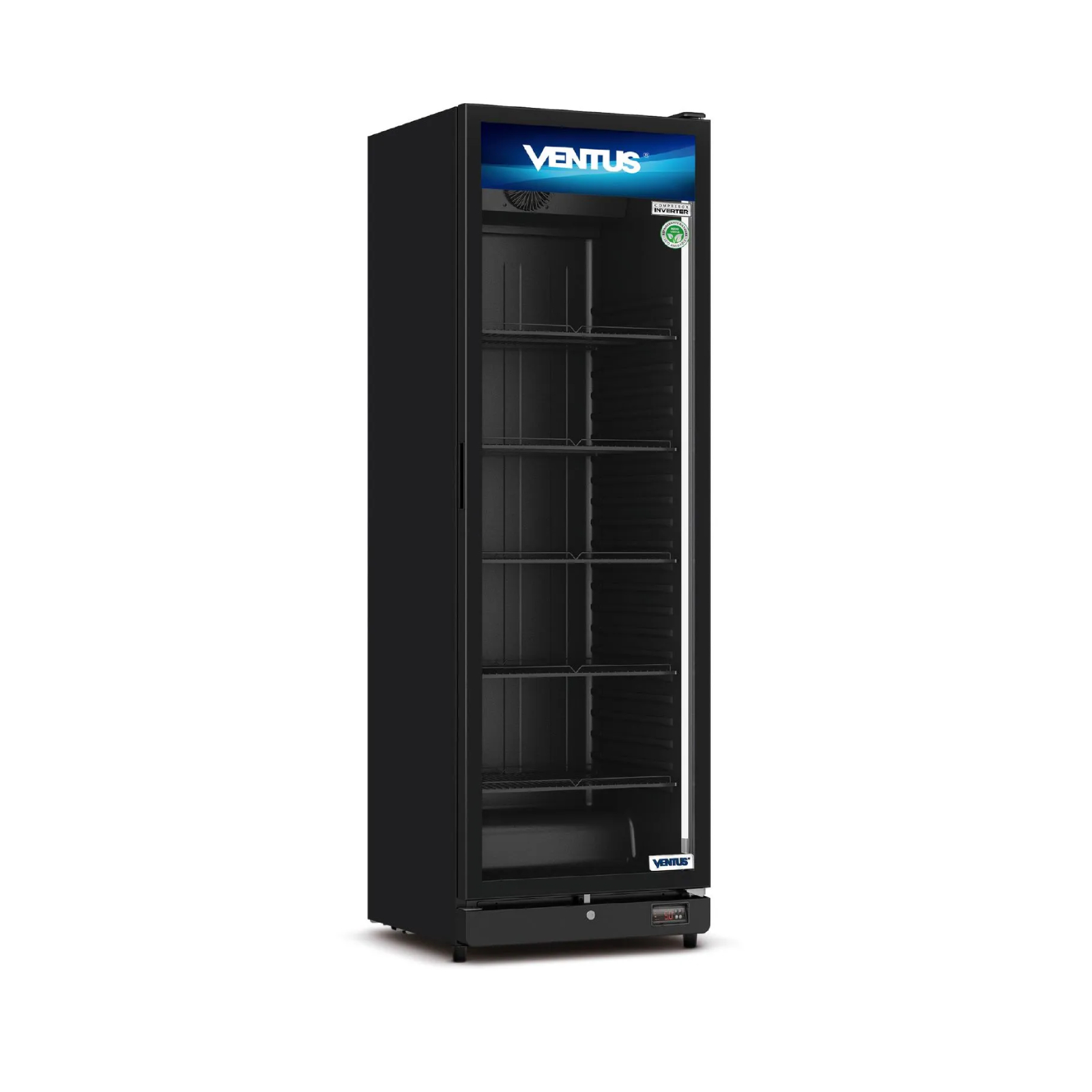 VISICOOLER INVERTER NEGRO 1 PTA 360L VENTUS VC-360 INV