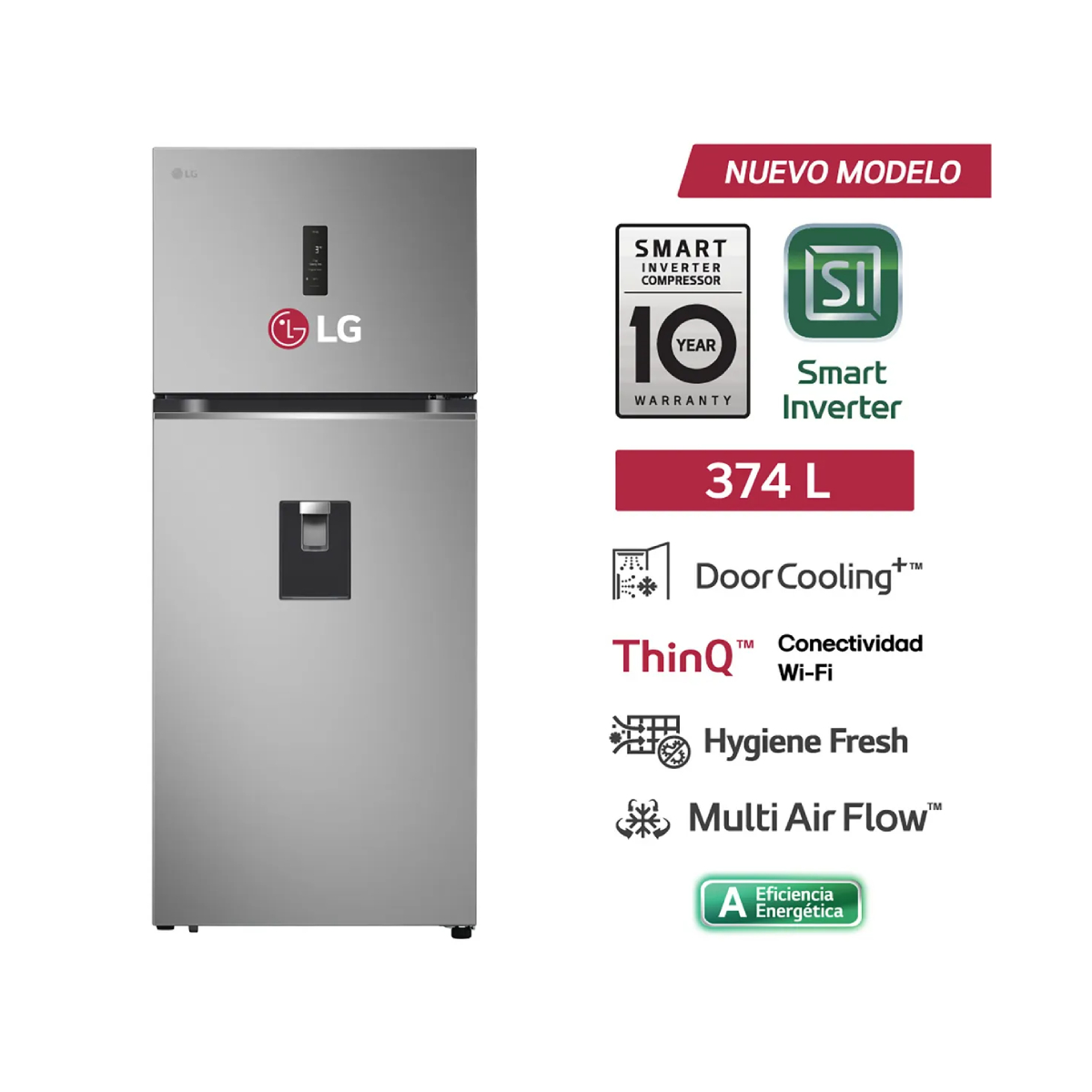 REFRIGERADORA LG VT38SPYC